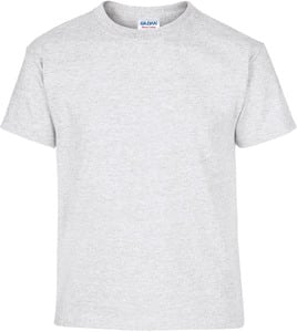 Gildan GI5000B - T-shirt Heavy Cotton Youth Grigio medio melange