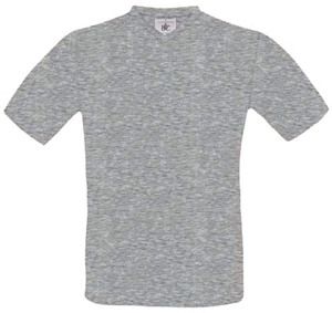 B&C CG153 - T-shirt con scollatura a V Sport Grey