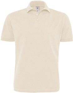 B&C CGHEA - Polo uomo Piqué Heavymill Naturale