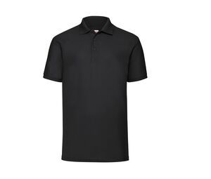 Fruit of the Loom SC63402 - Polo tessuto misto Nero