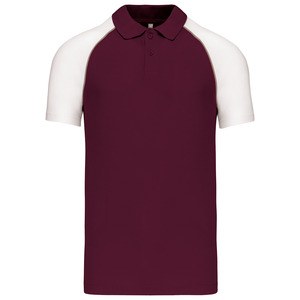 Kariban K226 - POLO BASEBALL - POLO UOMO BICOLORE