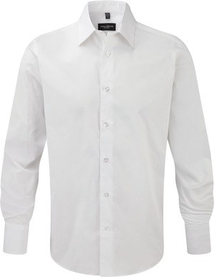 Russell Collection RU946M - Camicia Stretch attillata maniche lunghe