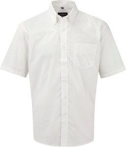 Russell Collection RU933M - Camicia uomo Oxford maniche corte