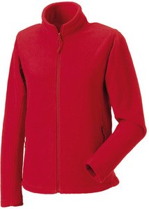 Russell RU8700F - Pile donna con zip intera Outdoor Classic Red