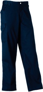 Russell RU001M - Pantalone da lavoro in twill lunghezza 32” Blu oltremare