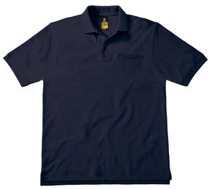 B&C Pro CGPUC11 - Polo da lavoro Blended Pocket