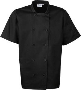 Premier PR656 - SHORT SLEEVE CHEFS JACKET