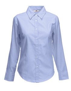 Fruit of the Loom SS001 - Camicia donna Oxford maniche corte