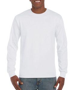 Gildan GD014 - T-shirt Ultra maniche lunghe Bianco