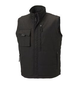 Russell J014M - Gilet da lavoro Nero