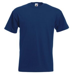 Fruit of the Loom 61-044-0 - T-shirt da uomo in 100% cotone super premium Blu navy