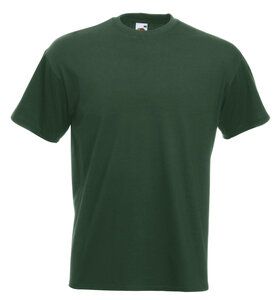 Fruit of the Loom 61-044-0 - T-shirt da uomo in 100% cotone super premium nero