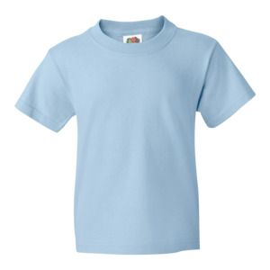 Fruit of the Loom 61-033-0 - T-shirt bambino Value Weight Cielo