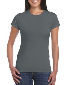 Gildan 64000L - T-shirt da donna a maniche corte RingSpun Charcoal