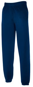 Fruit of the Loom SS405 - Pantalone fondo elasticizzato Blu navy