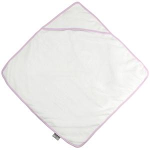 Towel City TC036 - Asciugamano per bambini con cappuccio White/ Pink