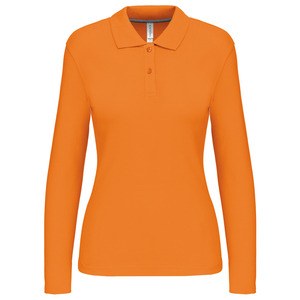 Kariban K244 - POLO PIQUE' DONNA MANICHE LUNGHE Orange