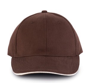 K-up KP011 - ORLANDO - CAPPELLINO UOMO Chocolate / Beige