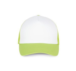 K-up KP111 - CAPPELLINO TRUCKER 5 PANNELLI White / Lime