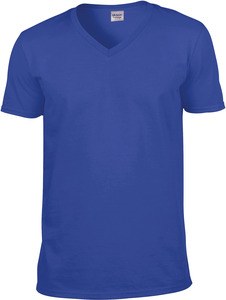 Gildan GI64V00 - T-shirt uomo con scollatura a V Softstyle® Blu royal