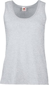 Fruit of the Loom SC61376 - Tank Top Lady-Fit Value Weight Grigio medio melange