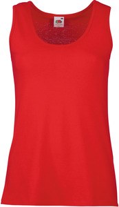 Fruit of the Loom SC61376 - Tank Top Lady-Fit Value Weight Red