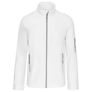 Kariban K401 - GIUBBOTTO UOMO SOFTSHELL Bianco