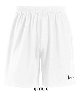 SOL'S 90102 - Shorts di base adulto con pantaloni interni Borussia Bianco