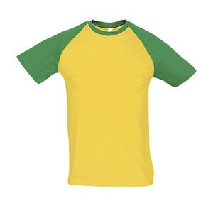 SOLS 11190 - Funky T Shirt Uomo Bicolore Manica Corta A Raglan