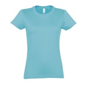 SOL'S 11502 - Imperial WOMEN T Shirt Donna Girocollo Blu atollo