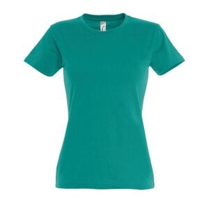 SOL'S 11502 - Imperial WOMEN T Shirt Donna Girocollo Verde smeraldo