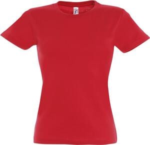 SOL'S 11502 - Imperial WOMEN T Shirt Donna Girocollo Rosso