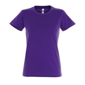 SOL'S 11502 - Imperial WOMEN T Shirt Donna Girocollo Viola scuro