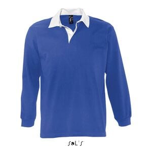 SOL'S 11313 - Men's Two-Coloured Rugby Polo Shirt Pack Blu royal