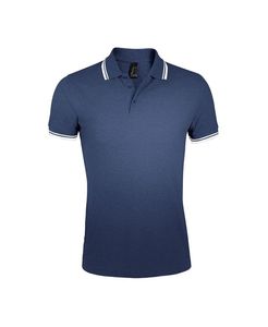 SOL'S 00578 - PASADENA WOMEN Polo Donna Manica Corta Blu oltremare / Bianco