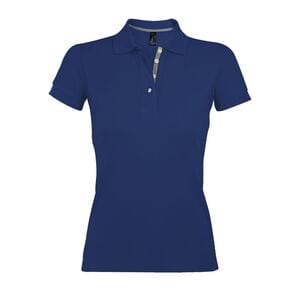 SOL'S 00575 - PORTLAND WOMEN Polo Donna Manica Corta Blu coloniale