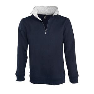 SOL'S 47300 - SCOTT Felpa Uomo Con 1/2 Zip Blu oltremare