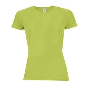 SOL'S 01159 - SPORTY WOMEN T Shirt Donna Manica A Raglan Verde mela