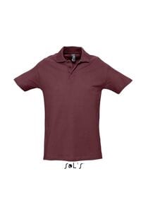 SOL'S 11362 - SPRING II Polo Uomo Manica Corta Bordeaux