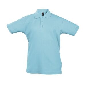 SOL'S 11344 - SUMMER II KIDS Polo Bambino Blu atollo