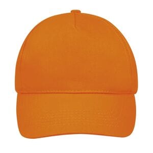SOL'S 88110 - SUNNY Cappellino Adulto A 5 Pannelli Arancio