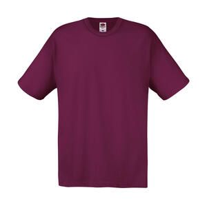 Fruit of the Loom 61-082-0 - T-shirt Original Screen Star (Full Cut) Burgundy