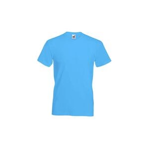 Fruit of the Loom 61-066-0 - T-shirt con scollo a V Azure Blue