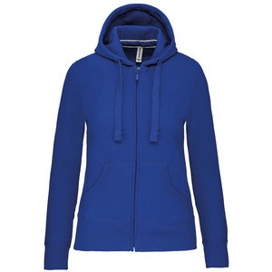 Kariban K464 - Felpa donna cappuccio full zip Light Royal Blue