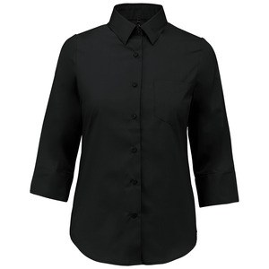 Kariban K558 - Camicia donna con maniche 3/4 Nero