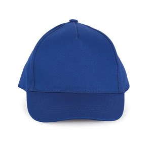 K-up KP149 - CAPPELLINO BAMBINO IN COTONE - 5 PANNELLI Blu royal