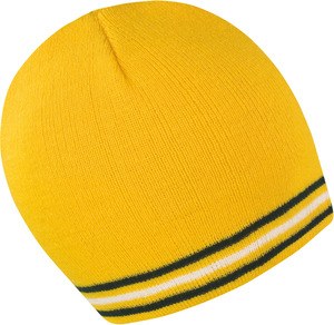 Result R368X - National Beanie Berretto "Supporter" Gold / Green / White