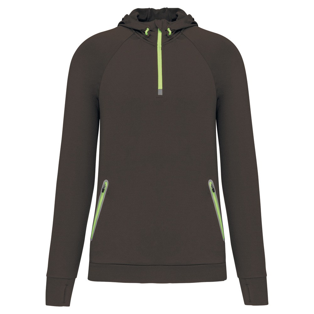 Proact PA360 - Felpa sportiva con cappuccio 1/4 zip