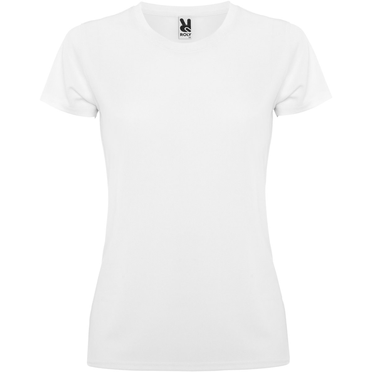 ROLY Montecarlo Woman Maglietta Tecnica Manica Corta | Girocollo Raglan | Vestibilità Aderente | 100% Poliestere