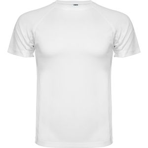 Roly CA0425 - MONTECARLO T-shirt tecnica manica corta raglan Bianco